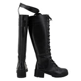 Game Genshin Impact Lyney Black Shoes Boots Cosplay Accessories Halloween Carnival Props